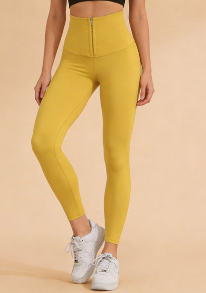 Legginsy damskie z wysokim stanem