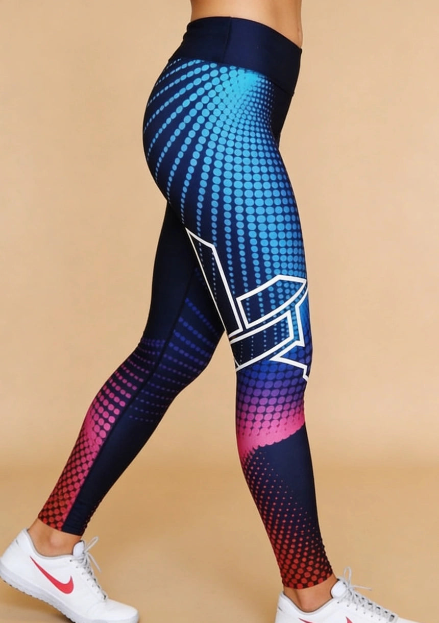 Legginsy sportowe w wyraziste wzory