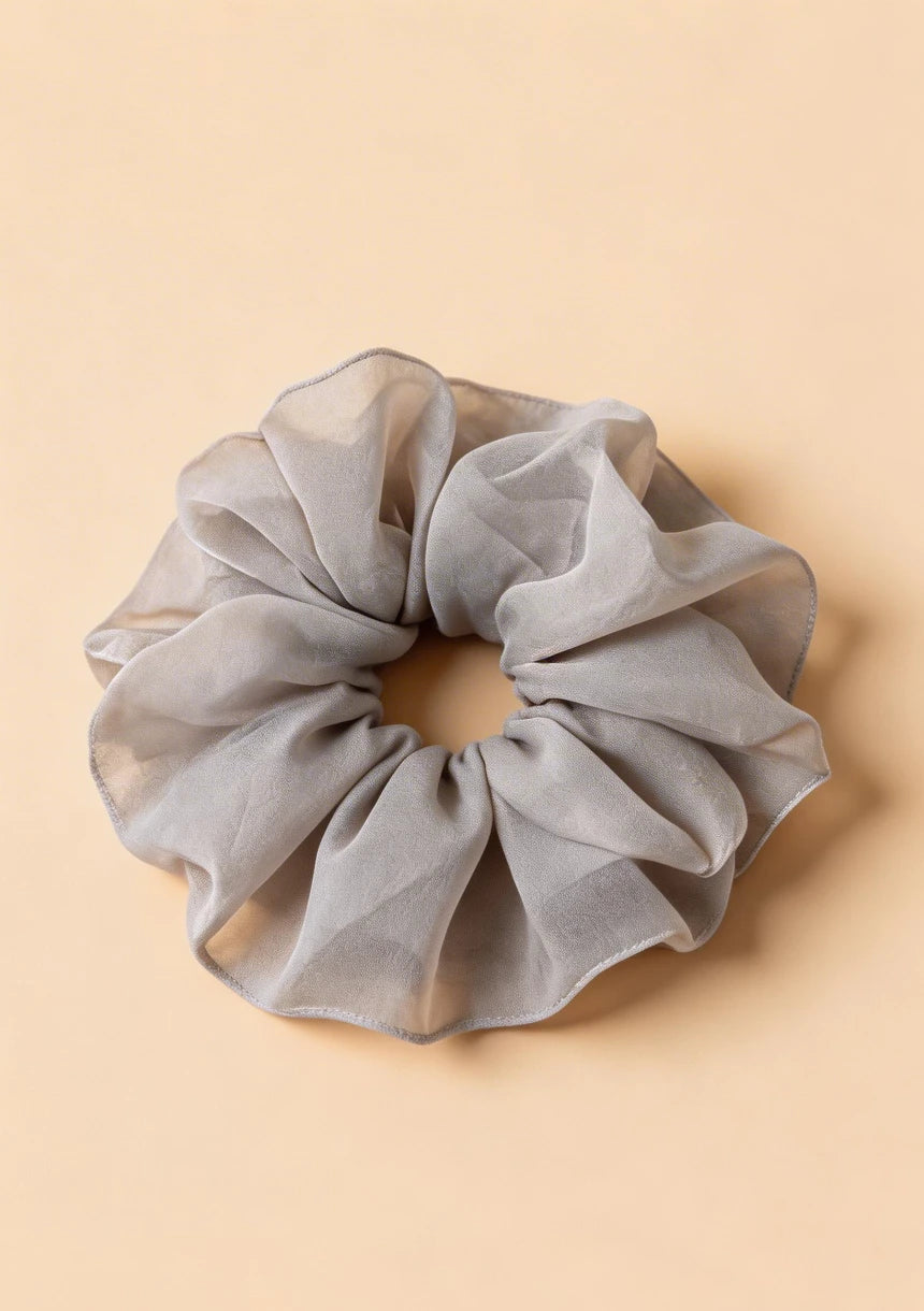 Szyfonowa gumka do włosów scrunchie