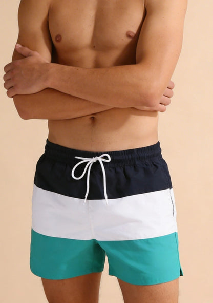 Kąpielówki męskie w szerokie pasy