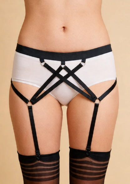 Harness na talię i uda z elastycznej gumy