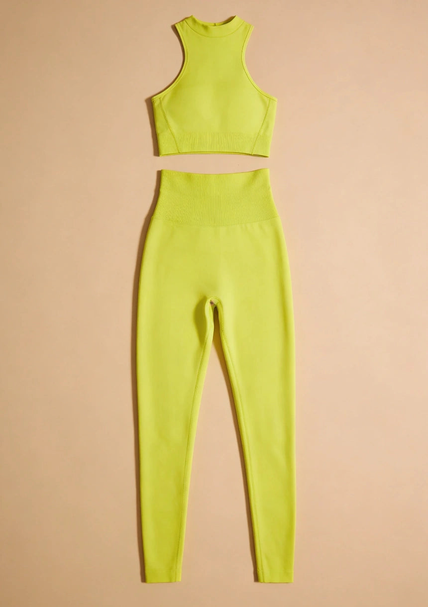Komplet sportowy neonowy