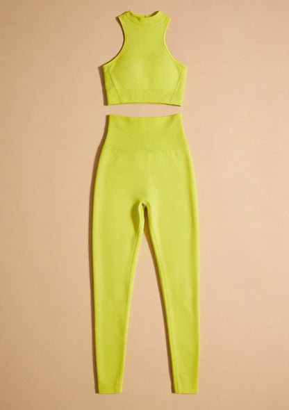 Komplet sportowy neonowy