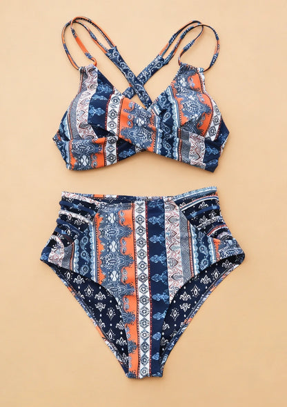 Strój kąpielowy dwuczęściowy w stylu boho