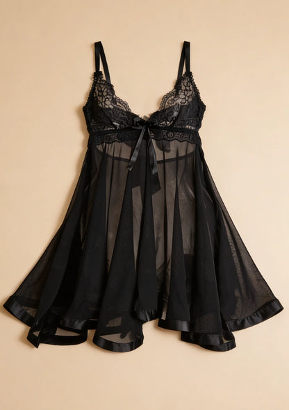 Koszula nocna transparentna baby doll