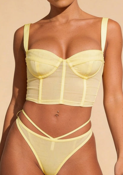 Biustonosz bralette półgorset