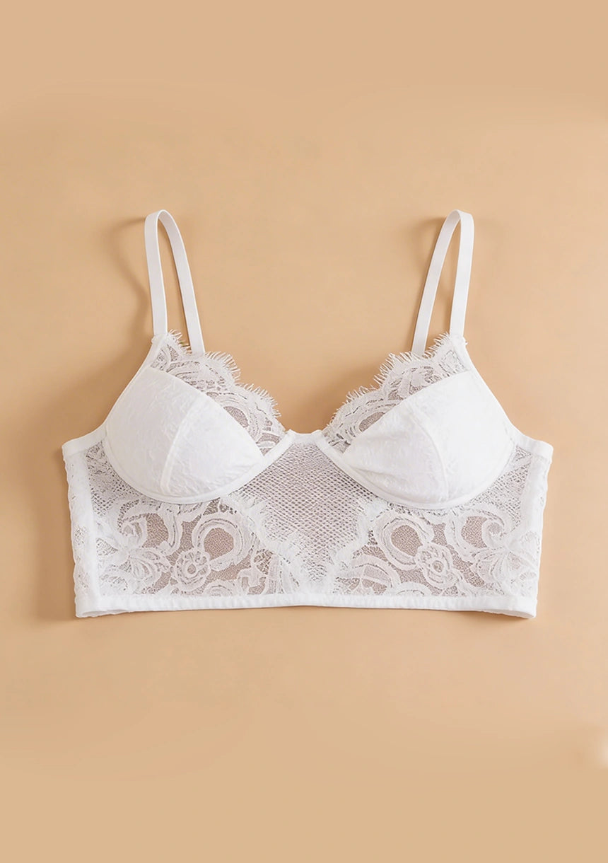 Biustonosz koronkowy szeroki